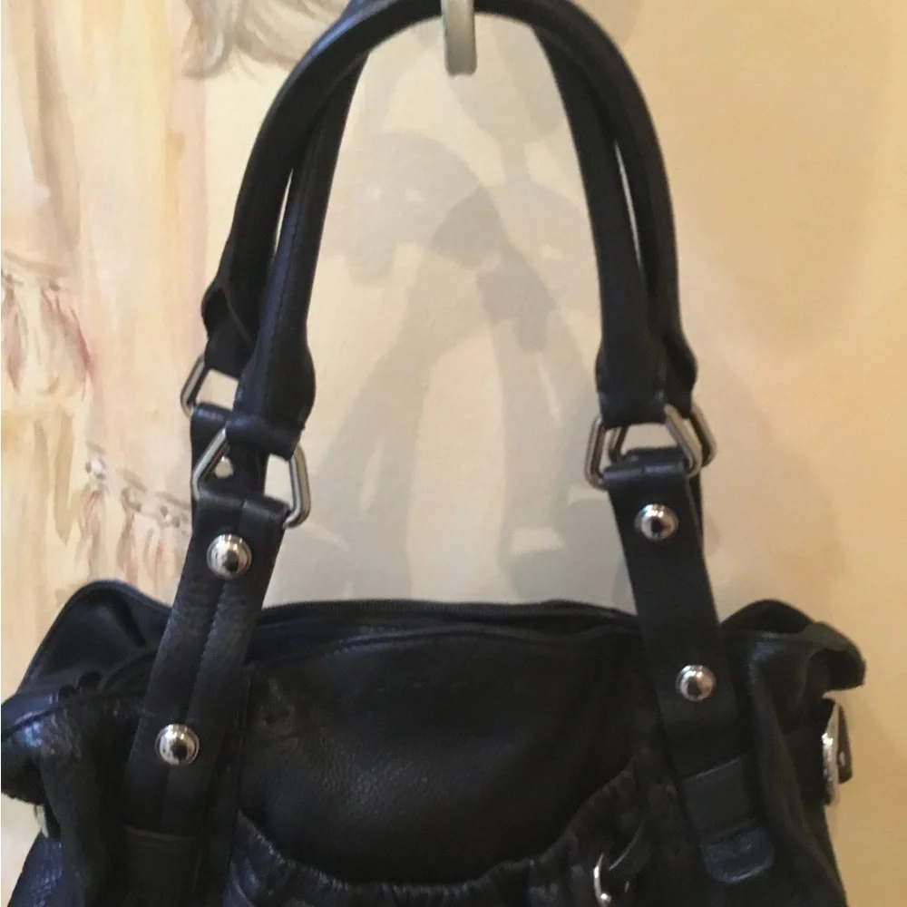 Makowsky Black Leather Bag - Picture 3 of 7